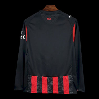 Milan AC Maillot Manches Longues Domicile 25/26