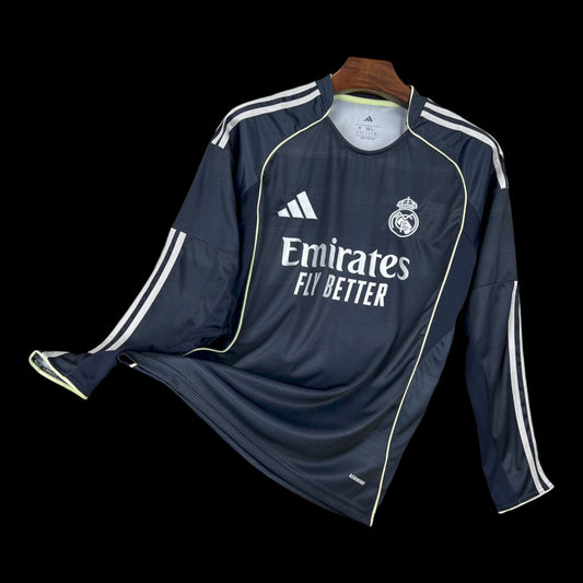Real Madrid Maillot Extérieur 25/26 – Manches Longues