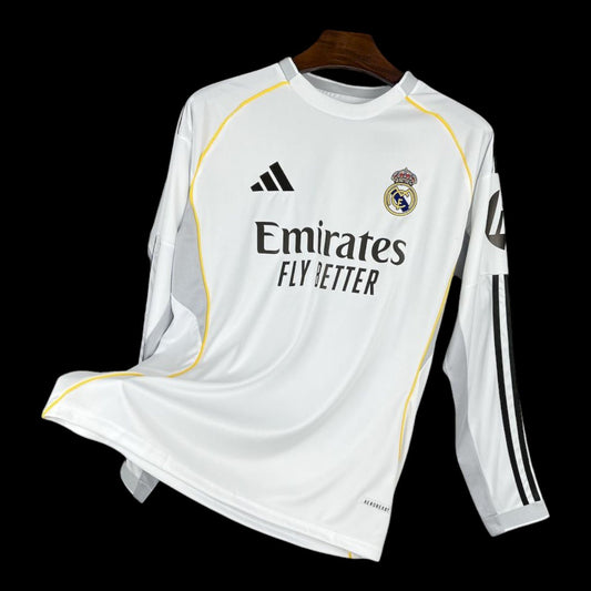 Real Madrid Maillot Domicile 25/26 – Manches Longues